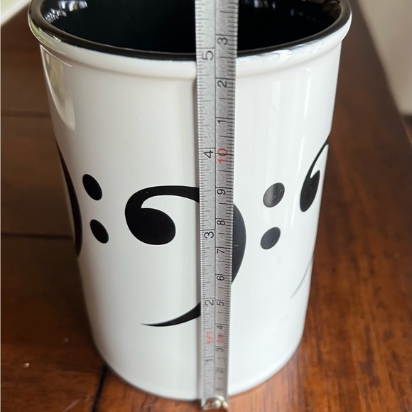 Bass Clef Music Note Ceramic Pencil Holder - Picture 5 of 6